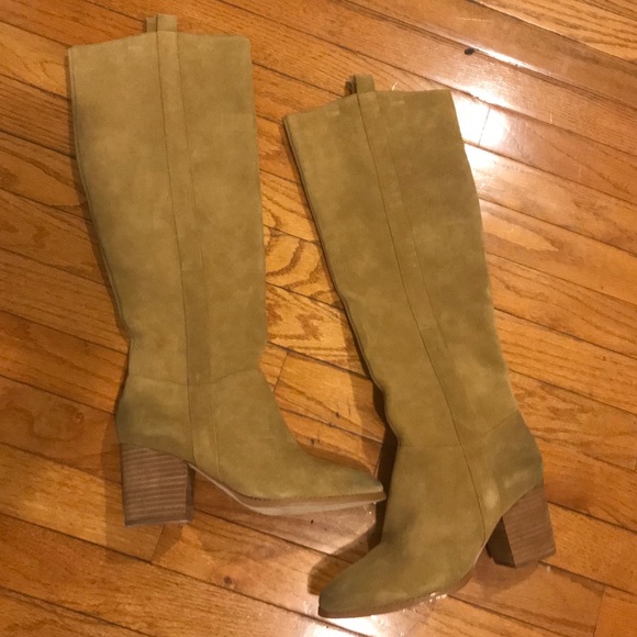 Atwell Shoes - Atwell Wiley Suede OTK Western Boot
